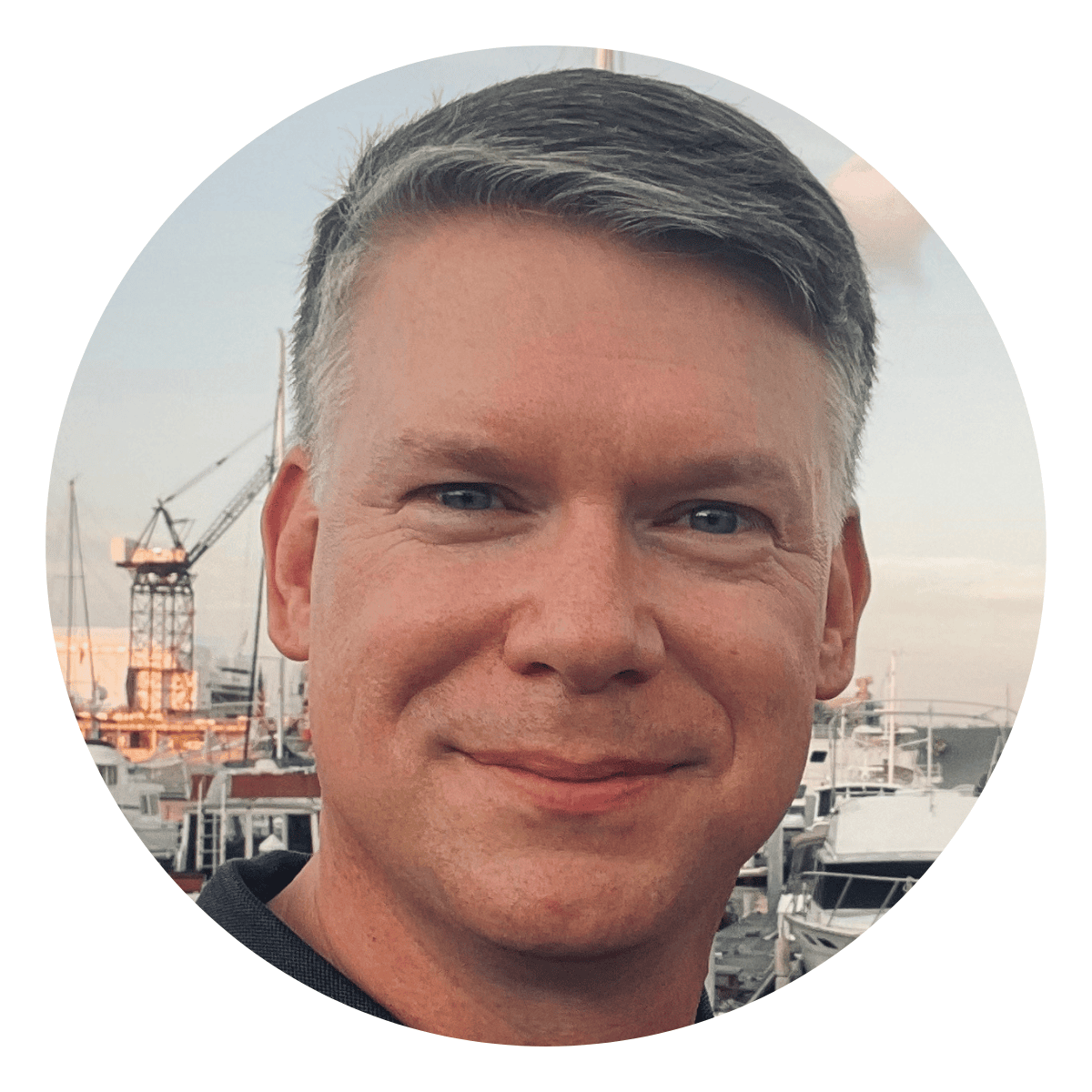 Headshot of male, mid-40s white executive coaching client
